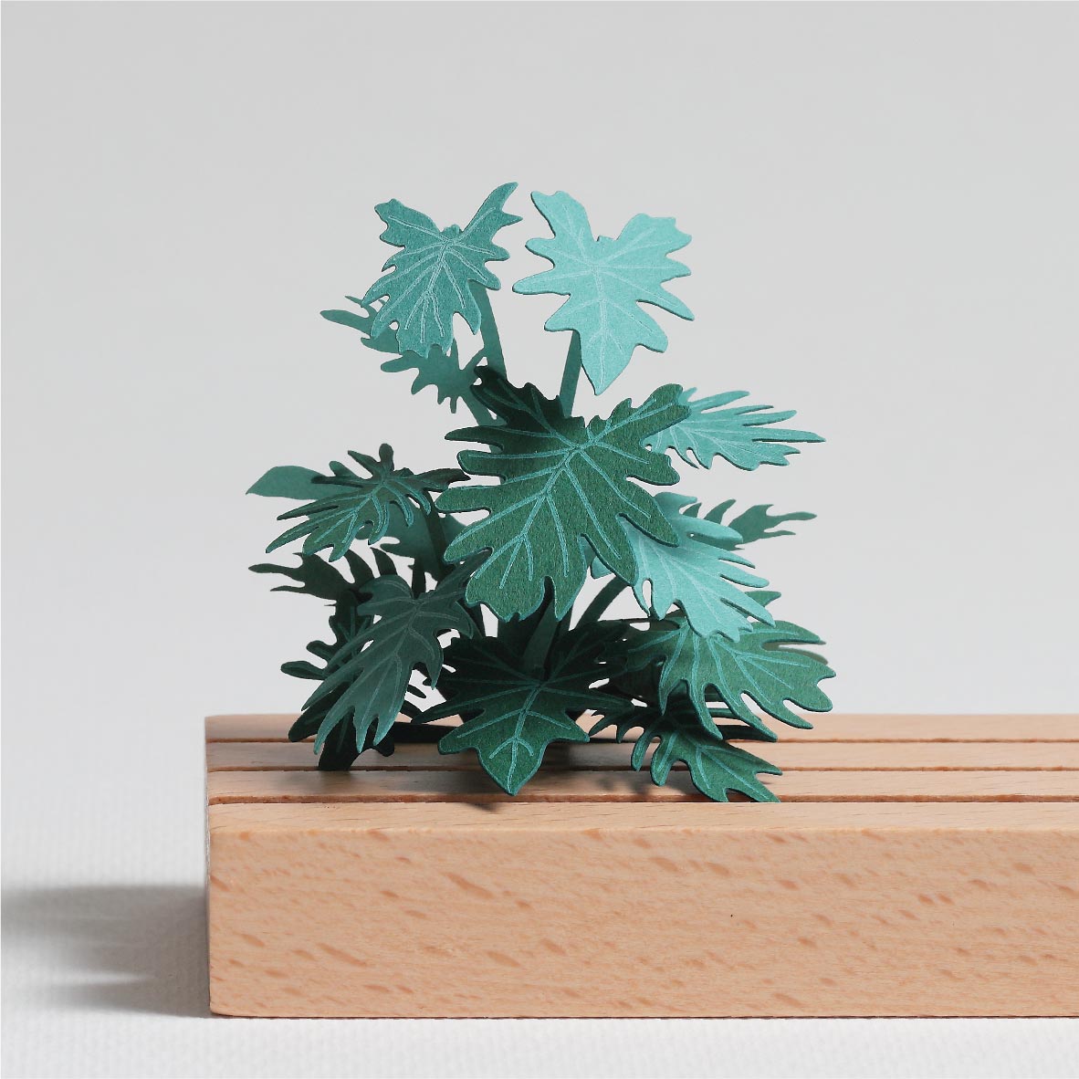 Philodendron Xanadu - FingerART Desktop Forest Sticker (605026)