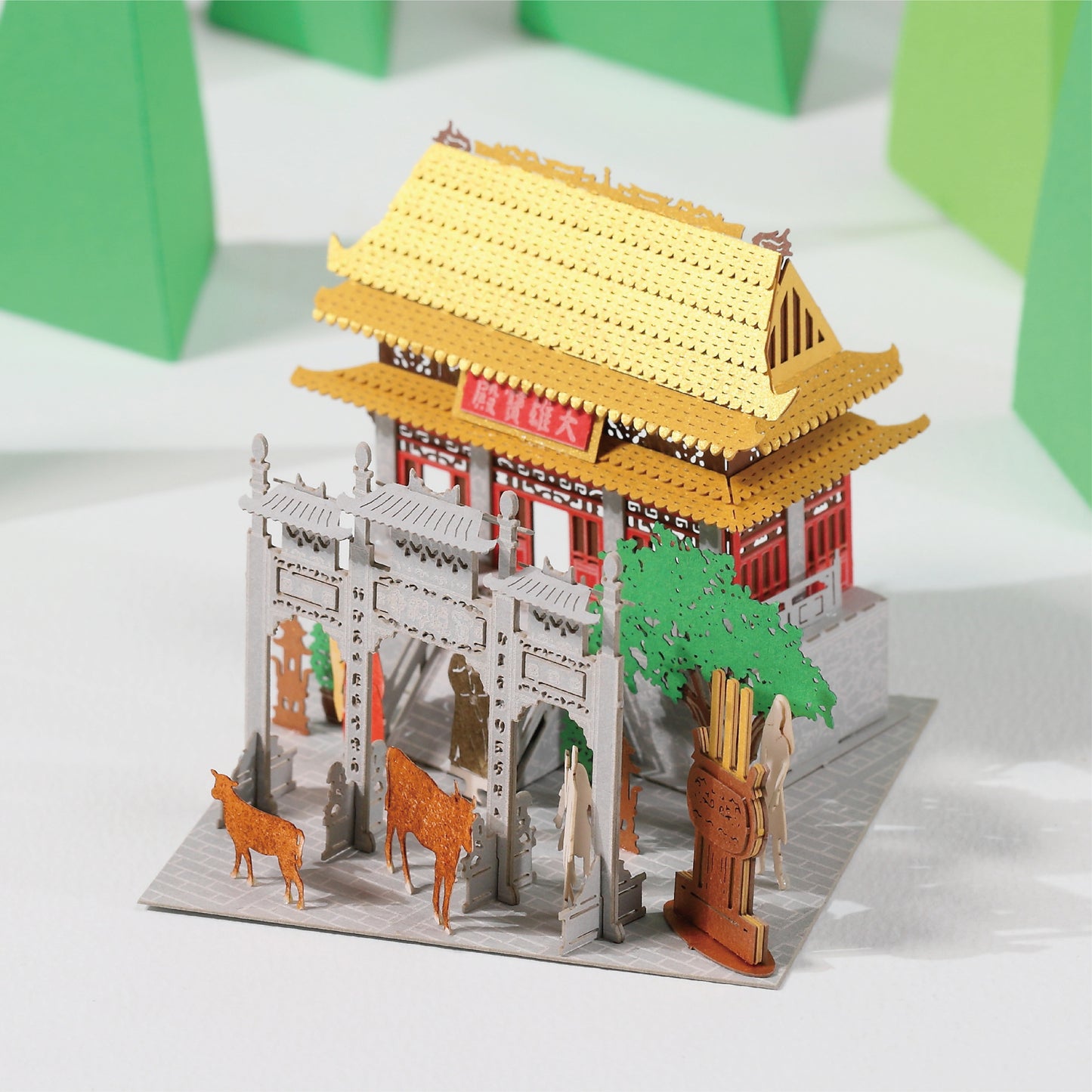 Po Lin Monastery - FingerART Paper Miniature Model (HK-591)