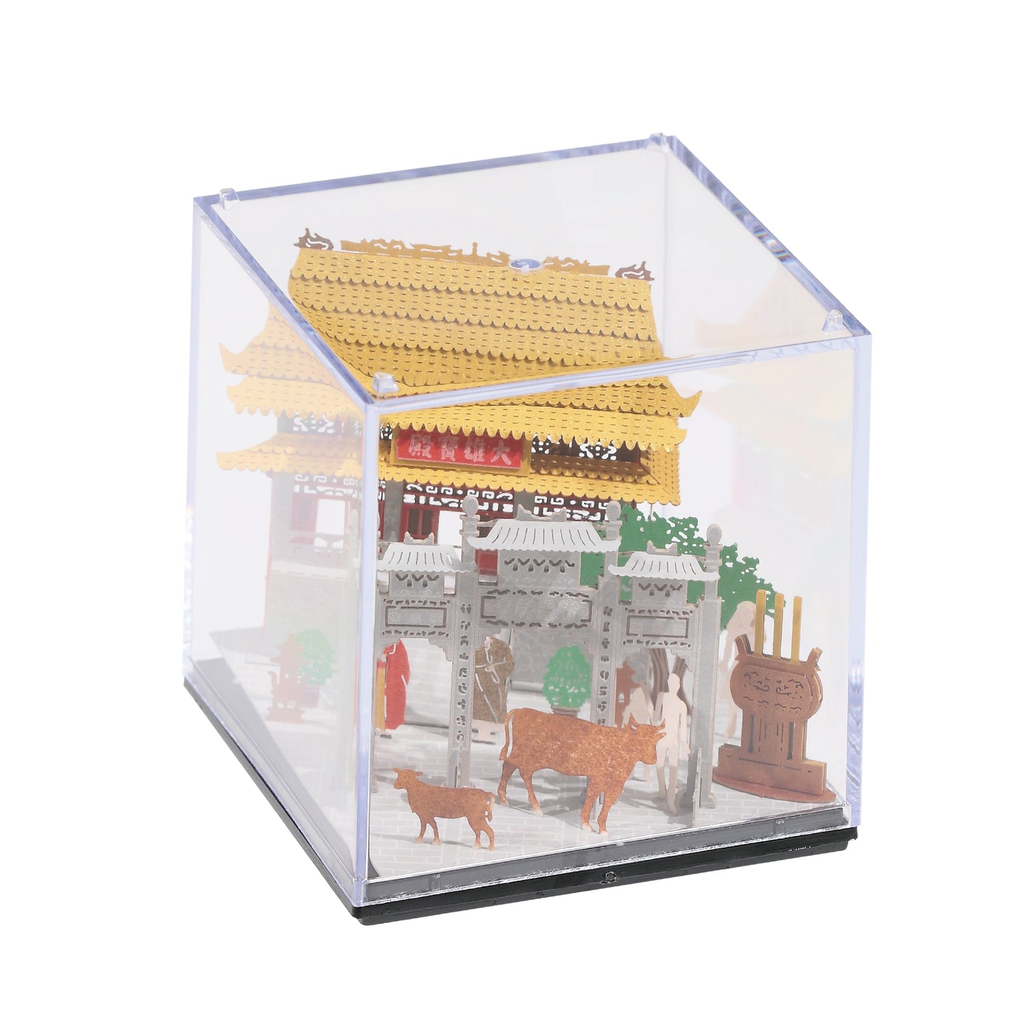 Po Lin Monastery - FingerART Paper Miniature Model (HK-591)