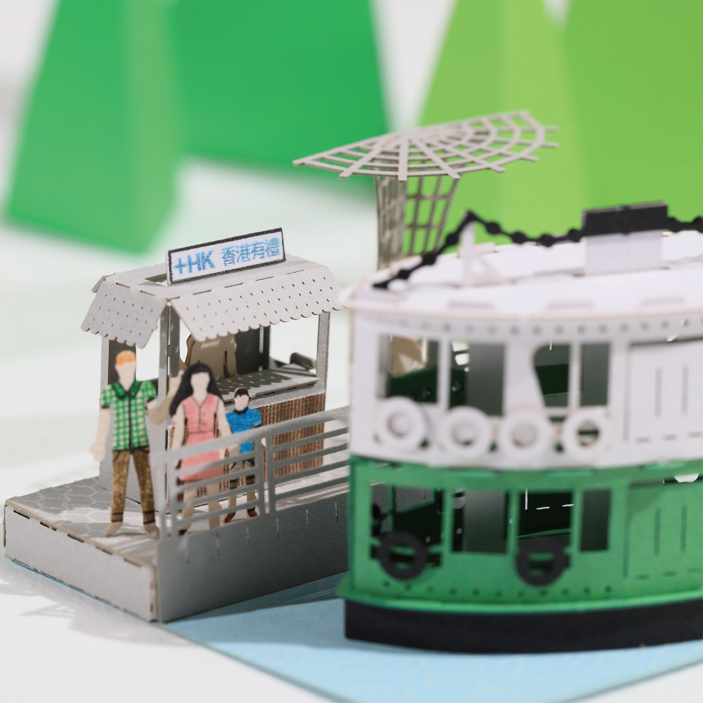 Hong Kong Ferry - FingerART Paper Miniature Model (HK-642)