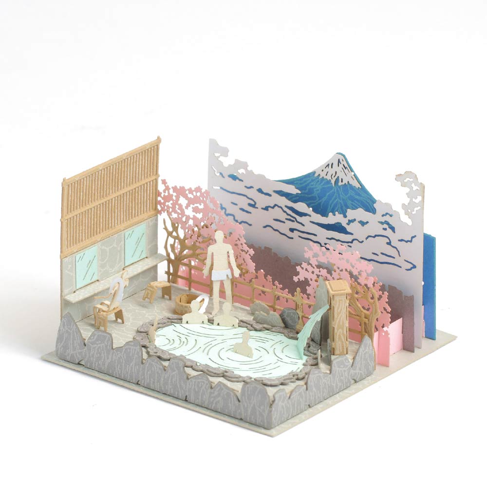 Fuji Onsen Resort - FingerART Paper Miniature Model (LS-536)