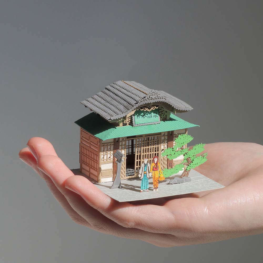 Japan Onsen - FingerART Paper Miniature Model (SJ-5122)