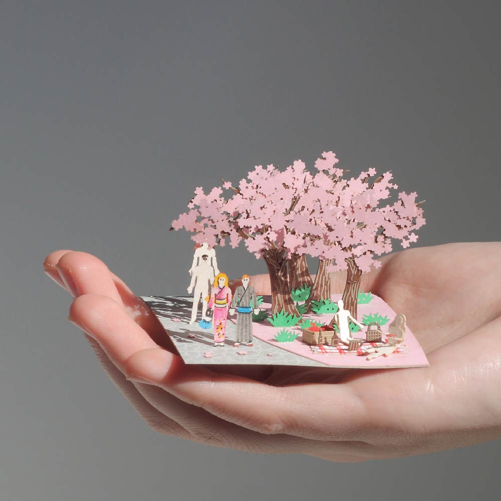 Hanami - FingerART Paper Miniature Model (SJ-524)
