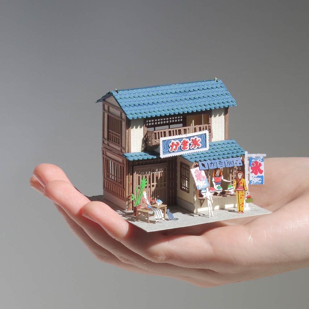 Shaved Ice House - FingerART Paper Miniature Model (SJ-515)