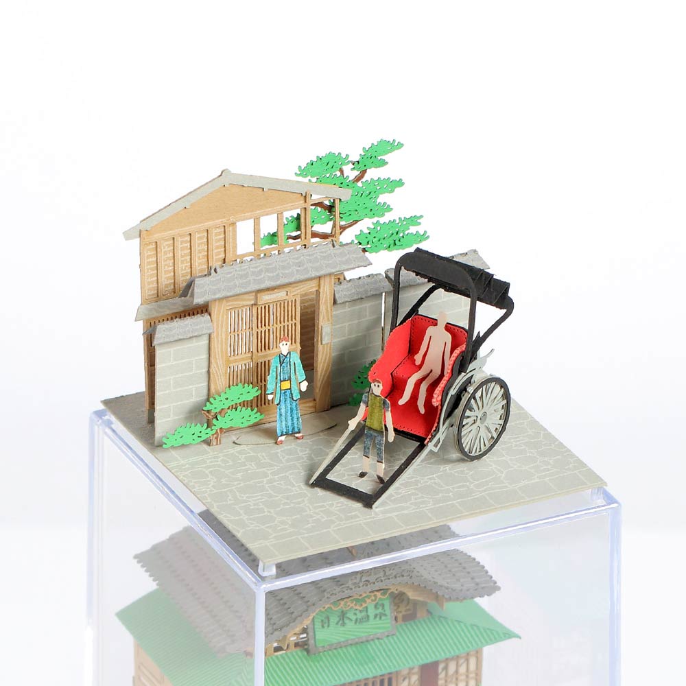 Rickshaw - FingerART Paper Miniature Model (SJ-522)