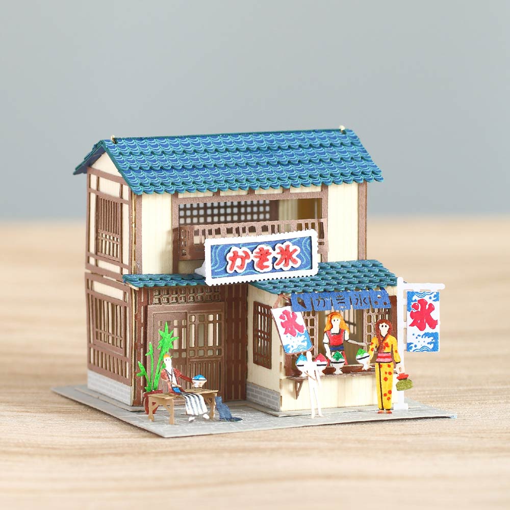 Shaved Ice House - FingerART Paper Miniature Model (SJ-515)