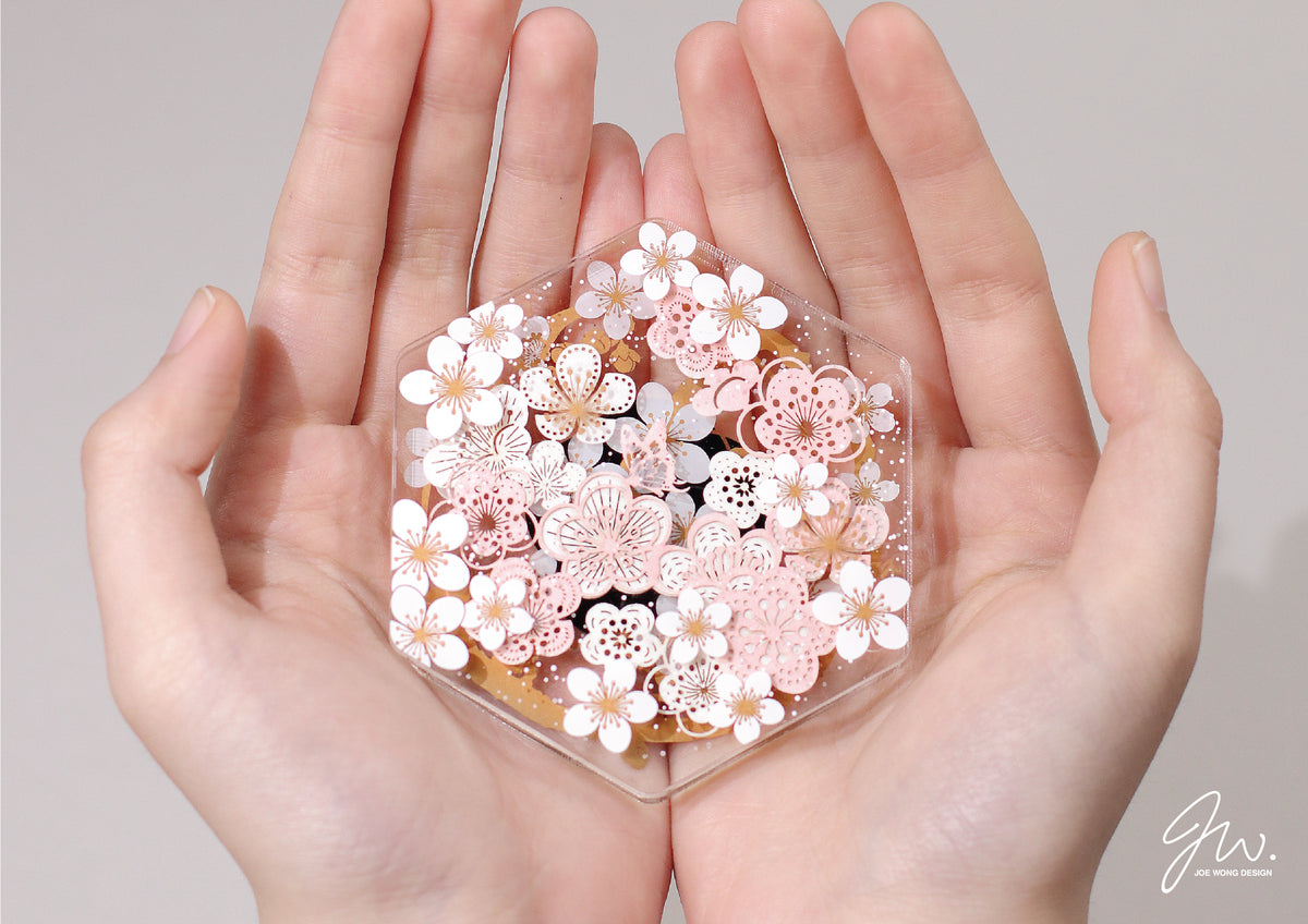 POSTalk Paper Art Magnet - Cherry Blossom (PM-14)