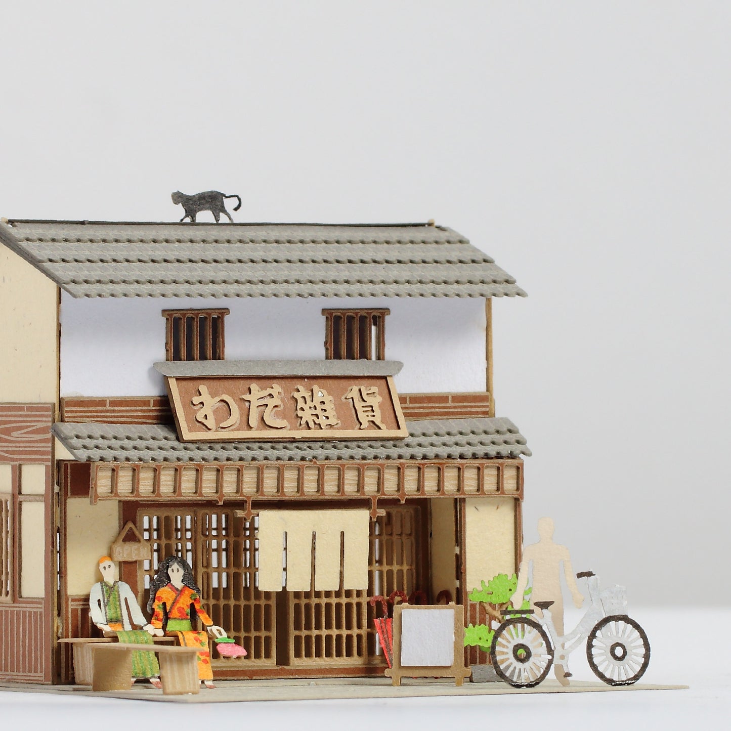 Grocery Store - FingerART Paper Miniature Model (SJ-516)