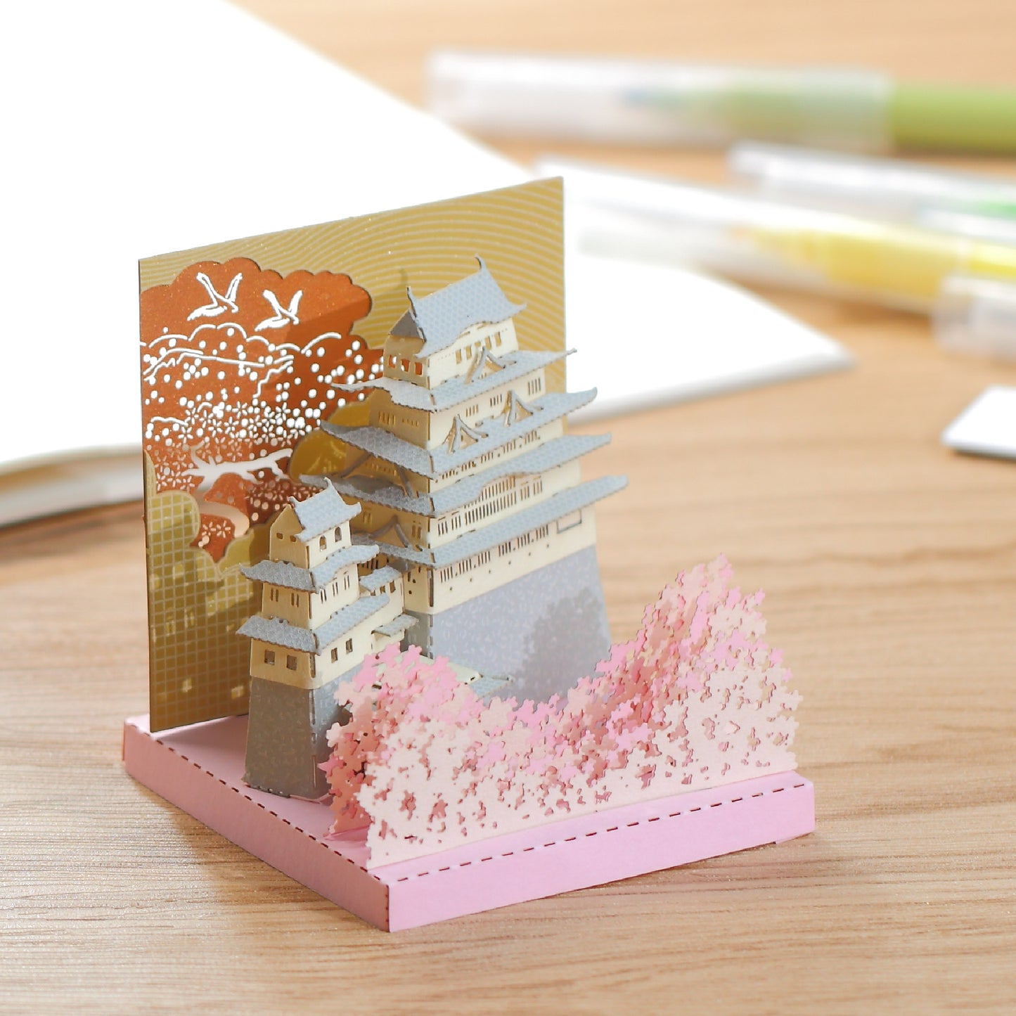 Himeji Castle - FingerART Paper Miniature Model (SJ-5123)