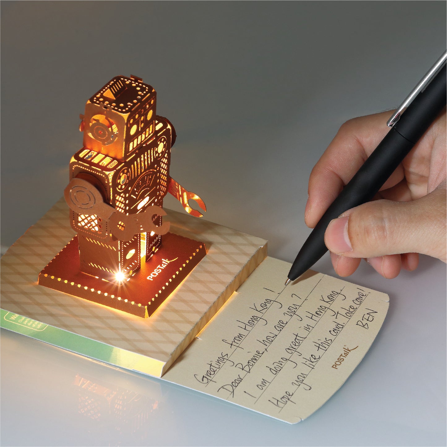 Metal Robot - POSTalk Light Model (LM-03)