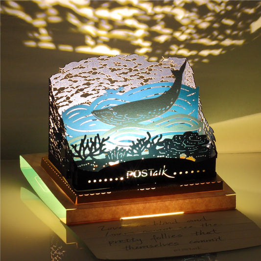 藍鯨 - POSTalk 動物系列光影模型 (LM-15)