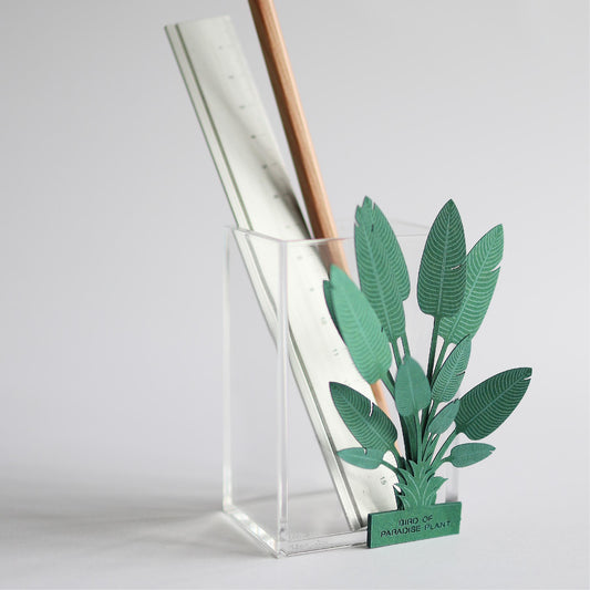 Bird of Paradise Plant (Strelitzia reginae) - FingerART Desktop Forest Sticker (605007)