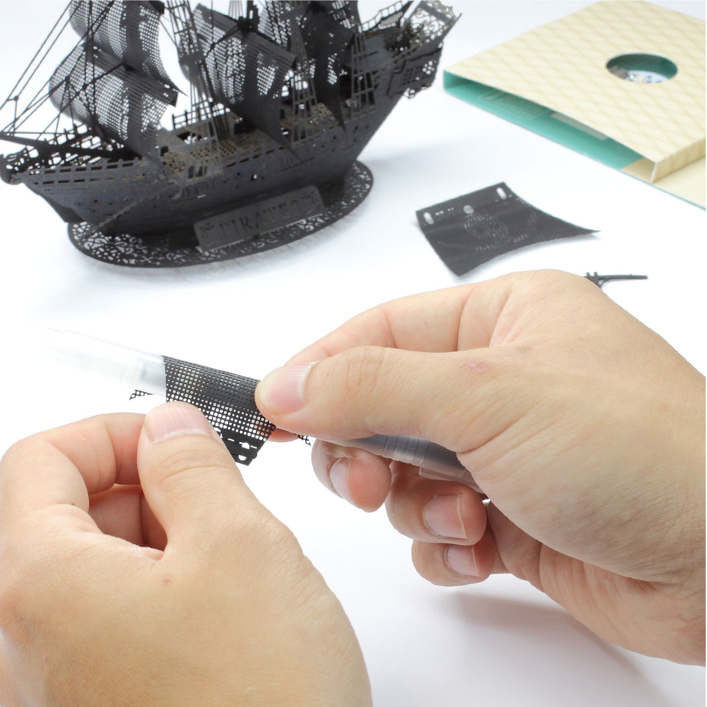 Pirate ship - Black Edition - POSTalk Light Model (LM-41)