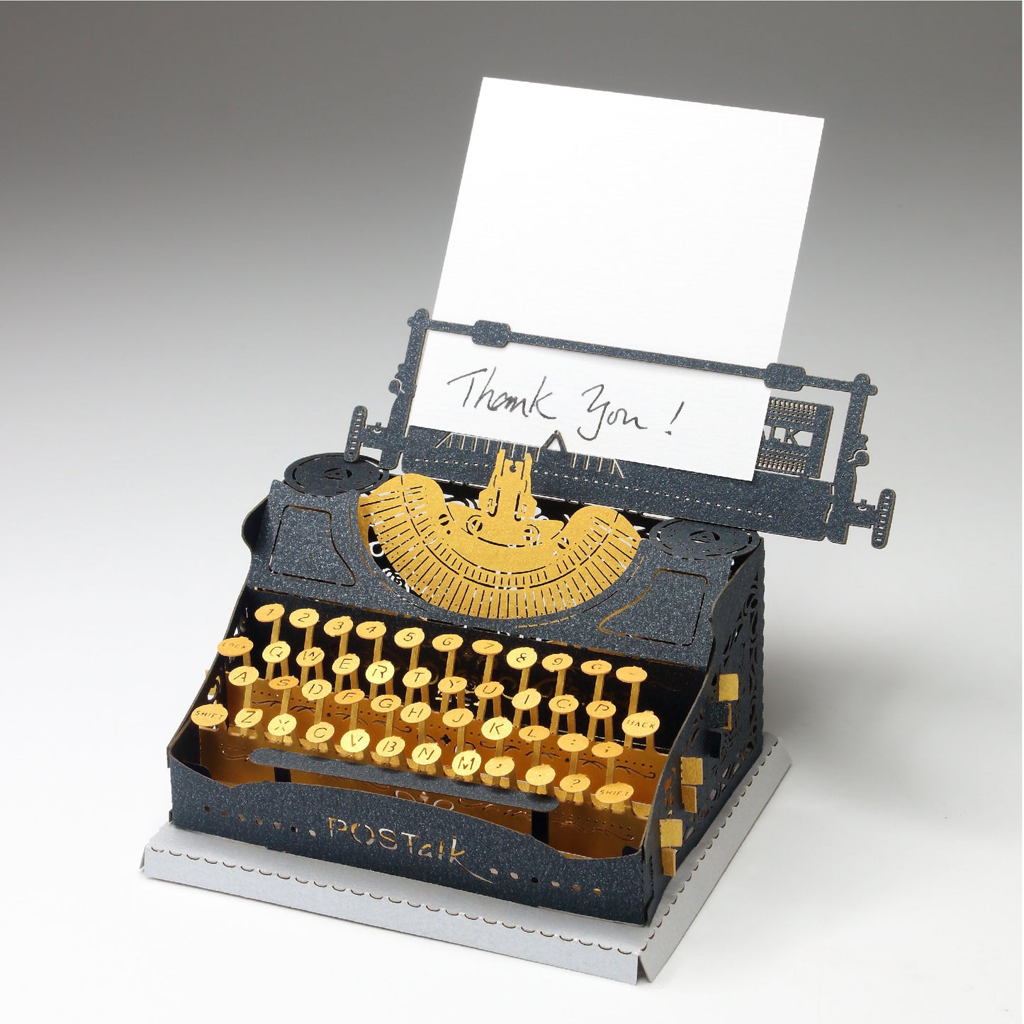 Typewriter (Black & Gold) - POSTalk Light Model (LM-42)