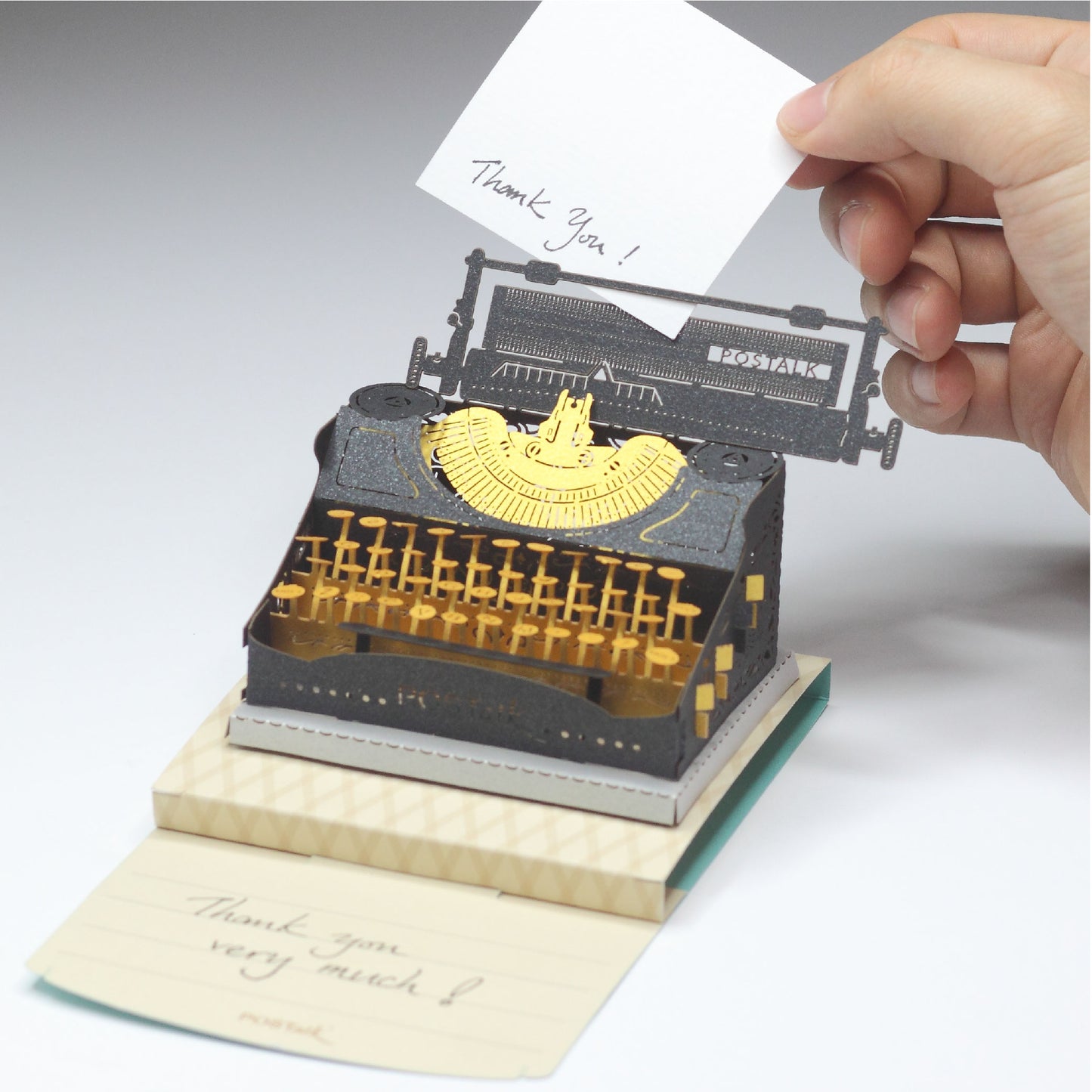 Typewriter (Black & Gold) - POSTalk Light Model (LM-42)