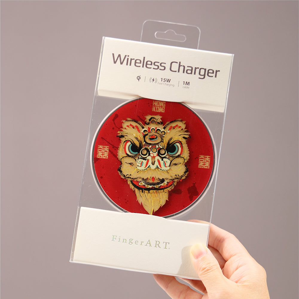 Lion Dance - Layering Art 15W Wireless Charger (WC-01)