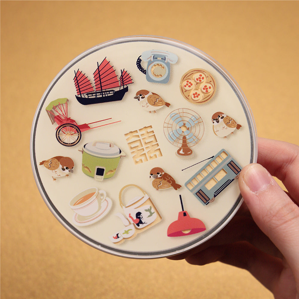 Hong Kong Nostalgia - Layering Art 15W Wireless Charger (WC-03)