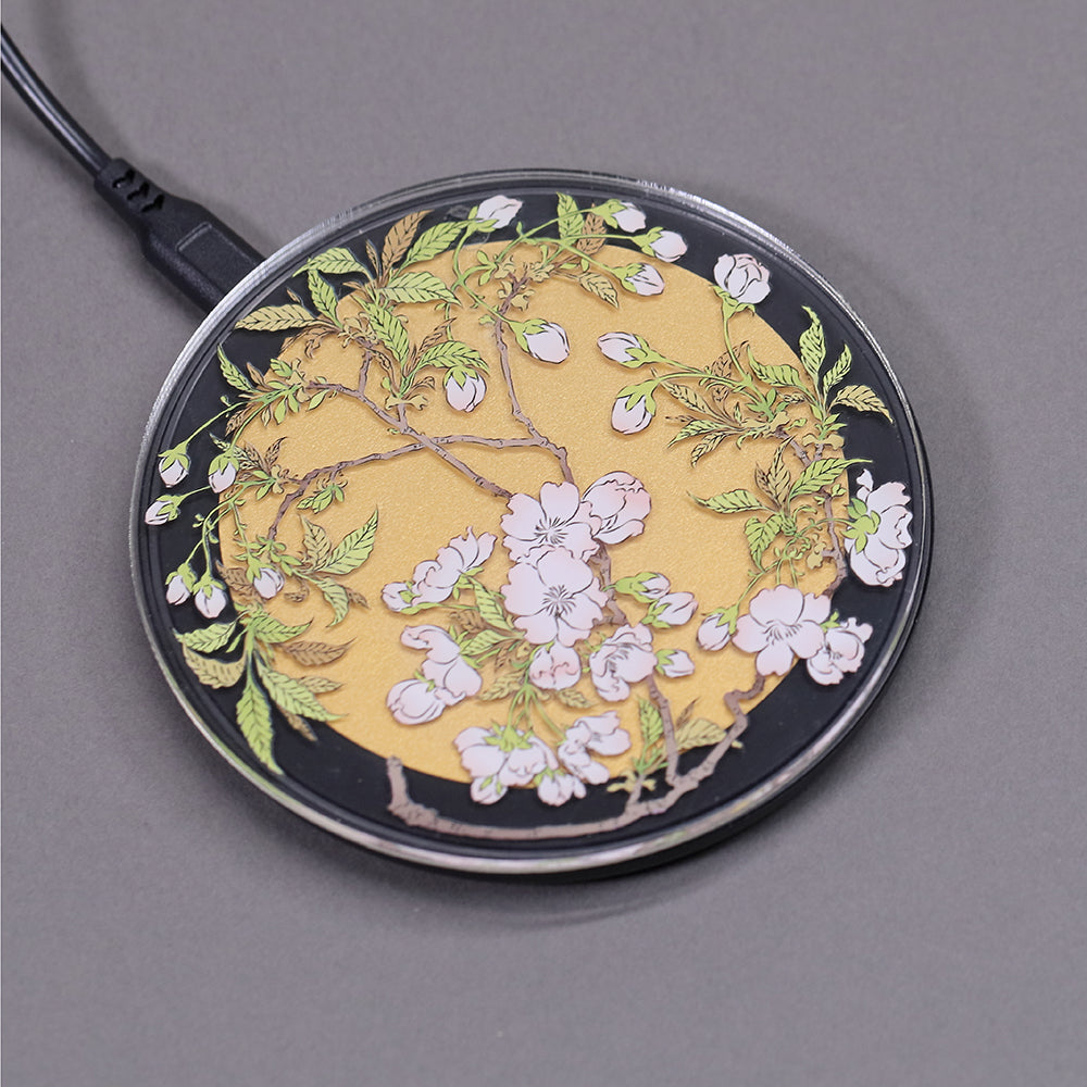 Flowering Cherries - Layering Art 15W Wireless Charger (WC-16)