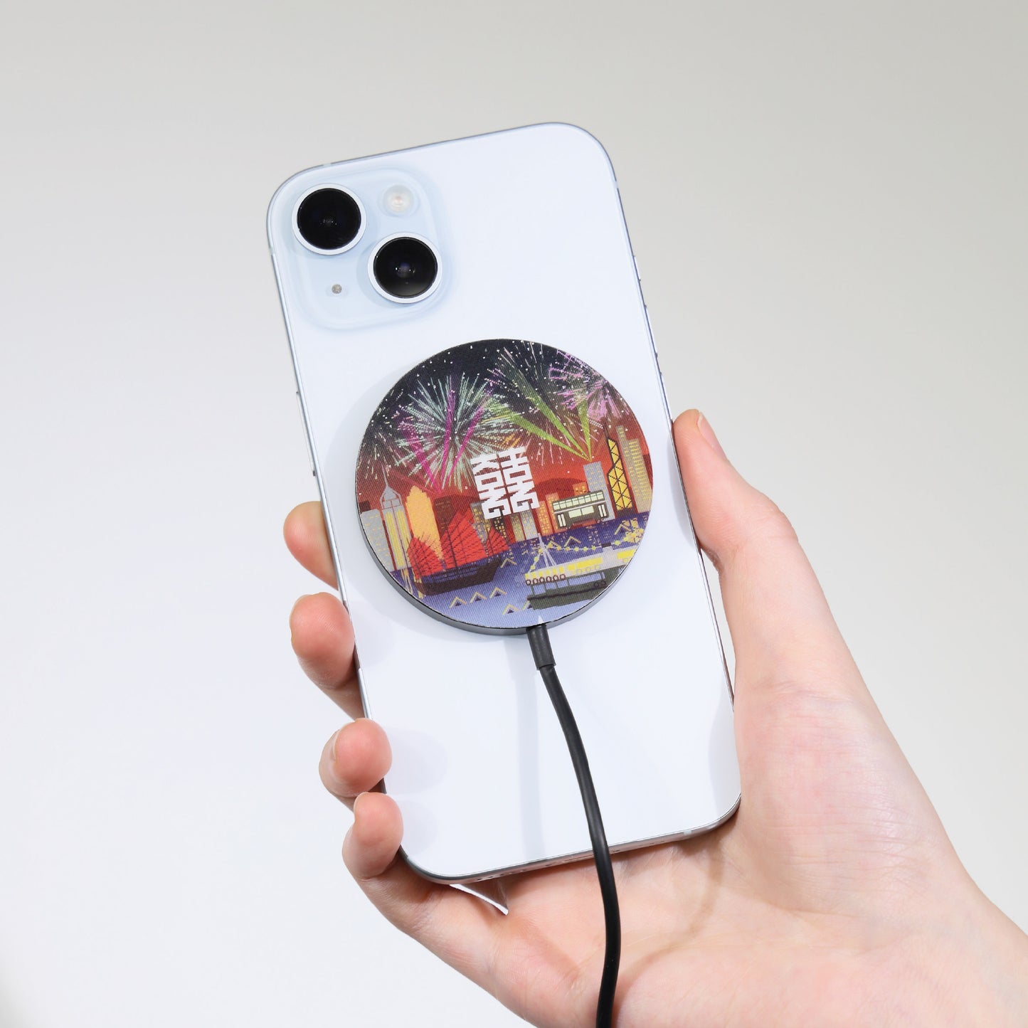 Victoria Harbour - FingerART Dynamic Qi2 15W Wireless Charger (MWC-02)