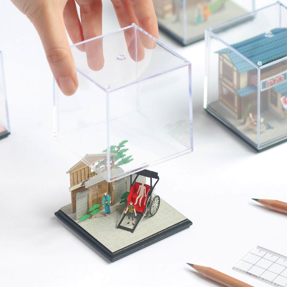 Rickshaw - FingerART Paper Miniature Model (SJ-522)