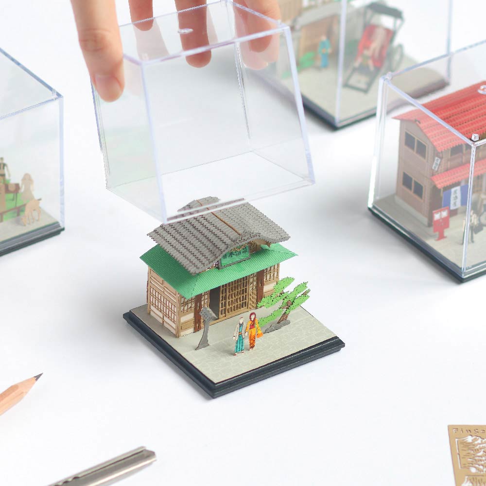 Japan Onsen - FingerART Paper Miniature Model (SJ-5122)