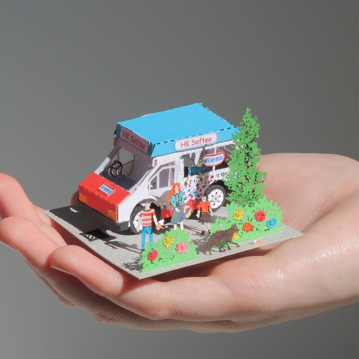 Mister Softee - FingerART Paper Miniature Model (HK-643)