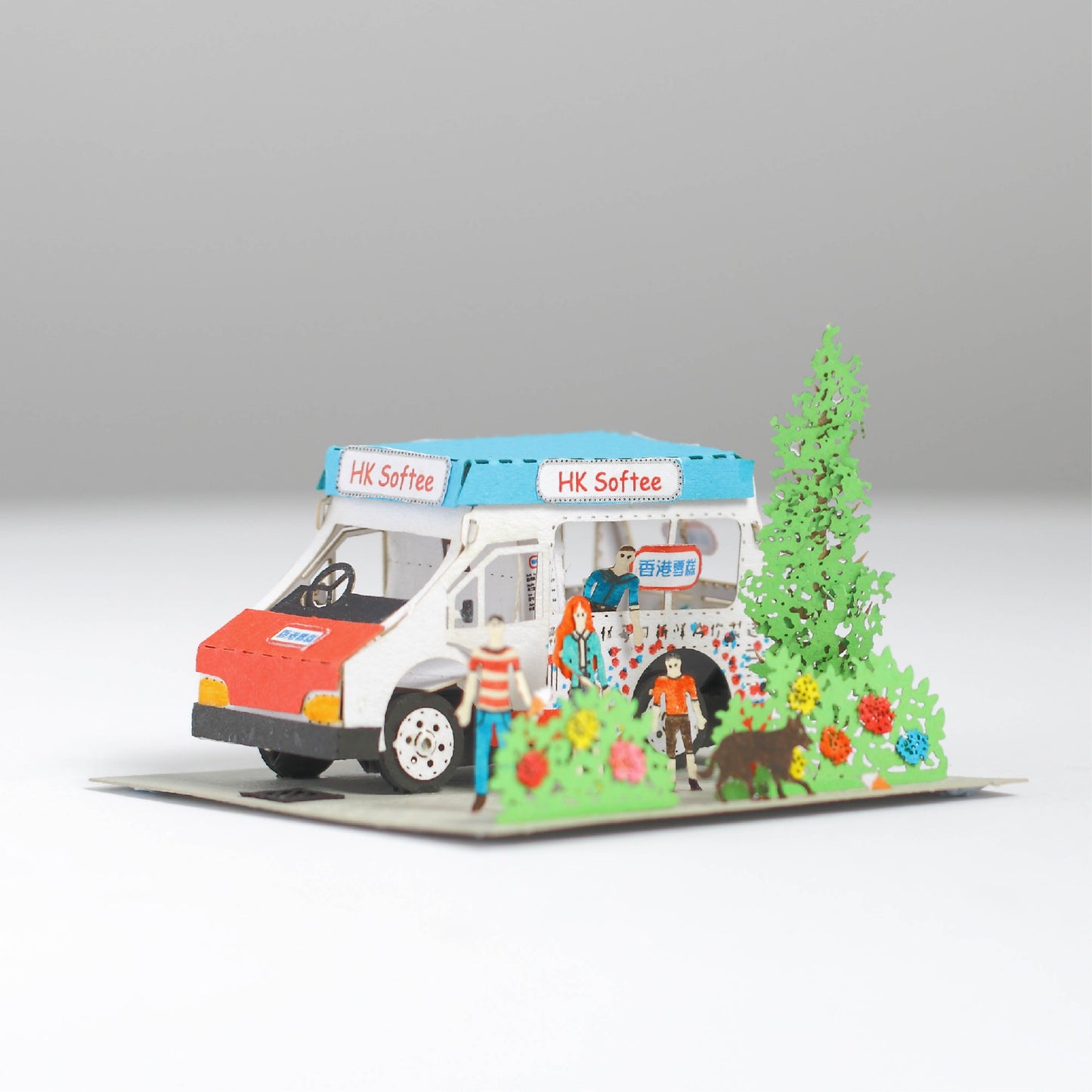Mister Softee - FingerART Paper Miniature Model (HK-643)