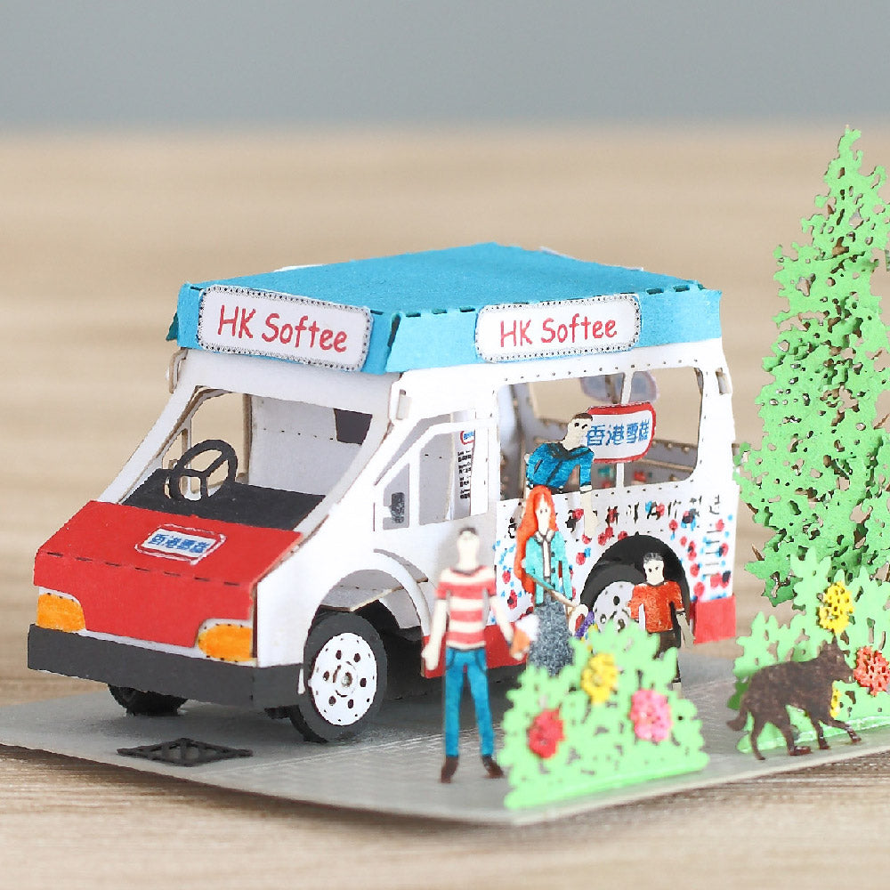 Mister Softee - FingerART Paper Miniature Model (HK-643)