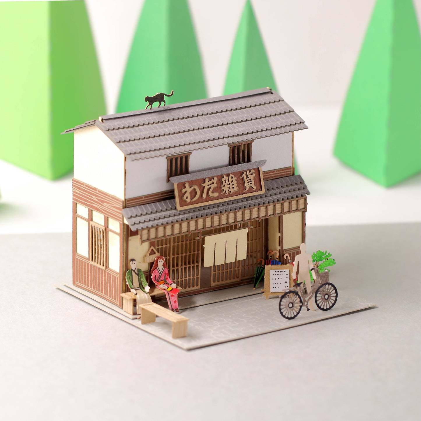 Grocery Store - FingerART Paper Miniature Model (SJ-516)