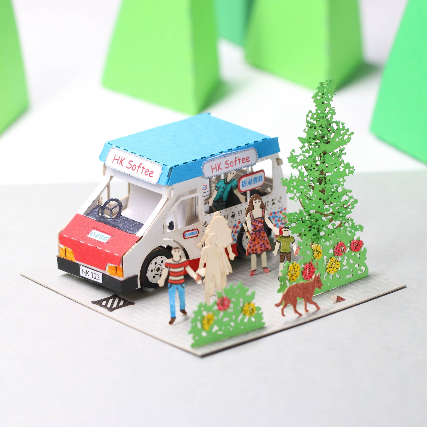 Mister Softee - FingerART Paper Miniature Model (HK-643)