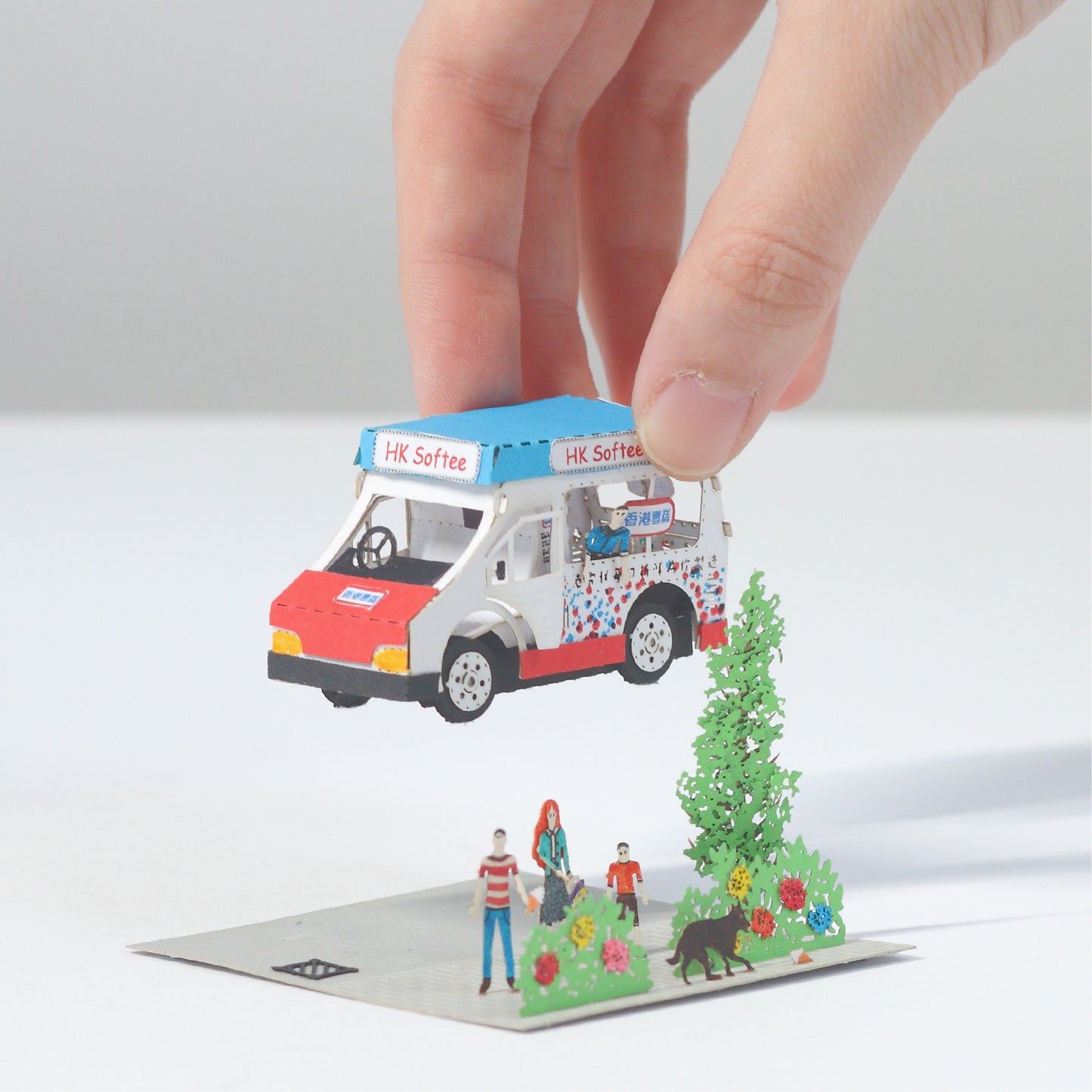 Mister Softee - FingerART Paper Miniature Model (HK-643)