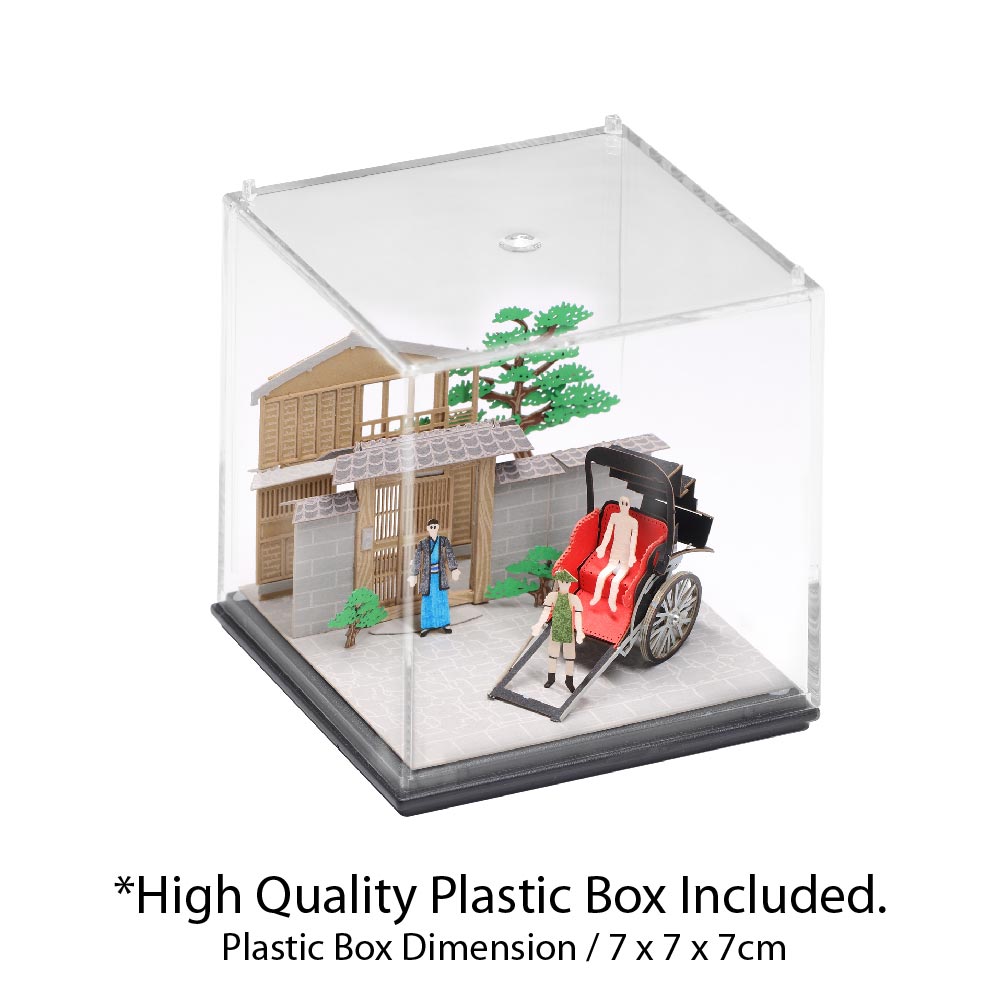 Rickshaw - FingerART Paper Miniature Model (SJ-522)