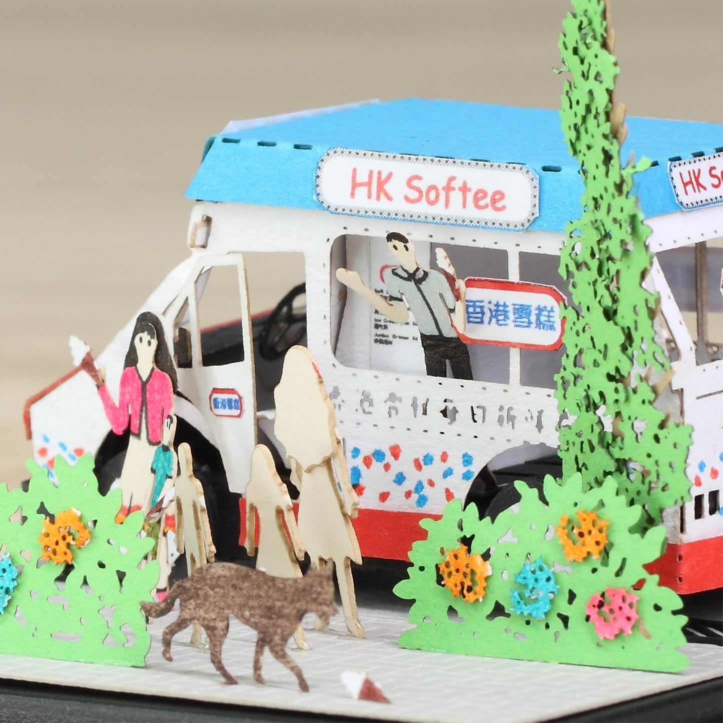 Mister Softee - FingerART Paper Miniature Model (HK-643)
