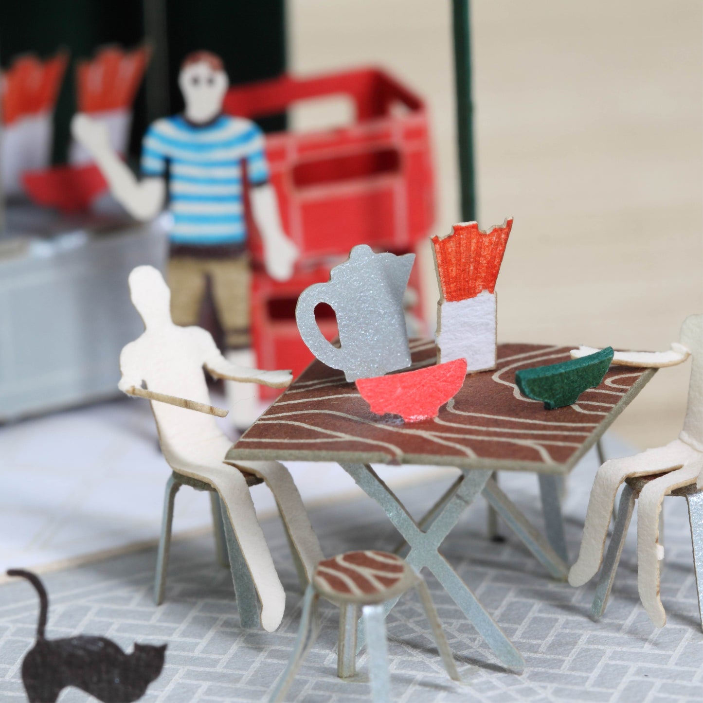 Dai Pai Dong - FingerART Paper Miniature Model (HK-647)
