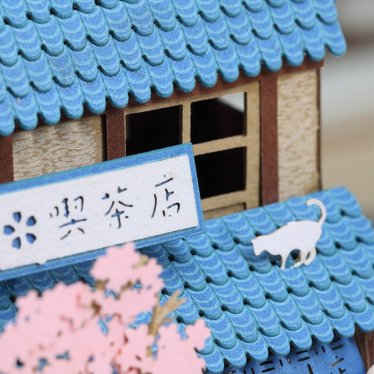 Tea House - FingerART Paper Miniature Model (SJ-514)