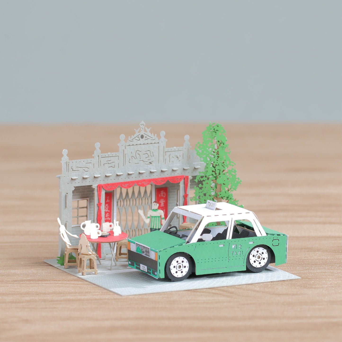 N.T. TAXI (Kam Tin) - FingerART Paper Miniature Model (HK-5813)