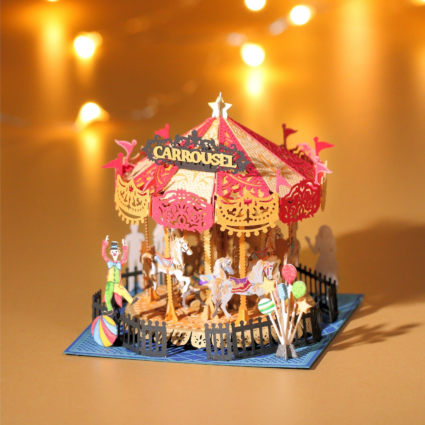 Merry Go Round - FingerART Paper Miniature Model (FS-753)