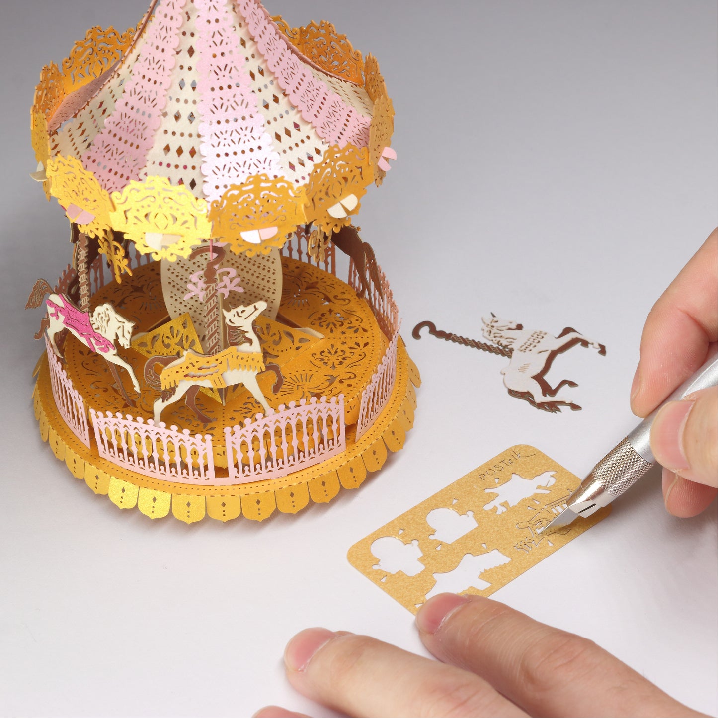 Merry Go Round (Grand Edition, Pink) - POSTalk Light Model (LM-50)
