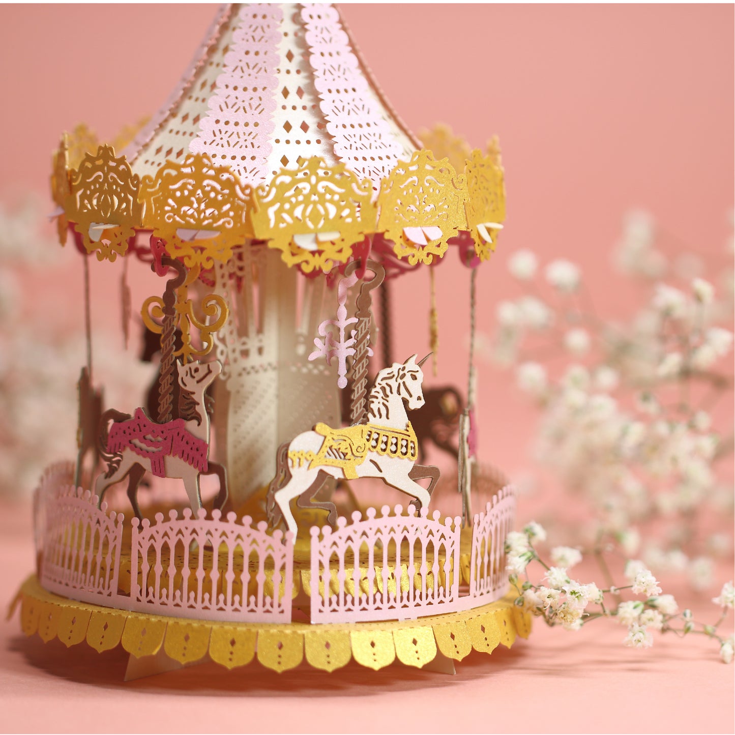Merry Go Round (Grand Edition, Pink) - POSTalk Light Model (LM-50)