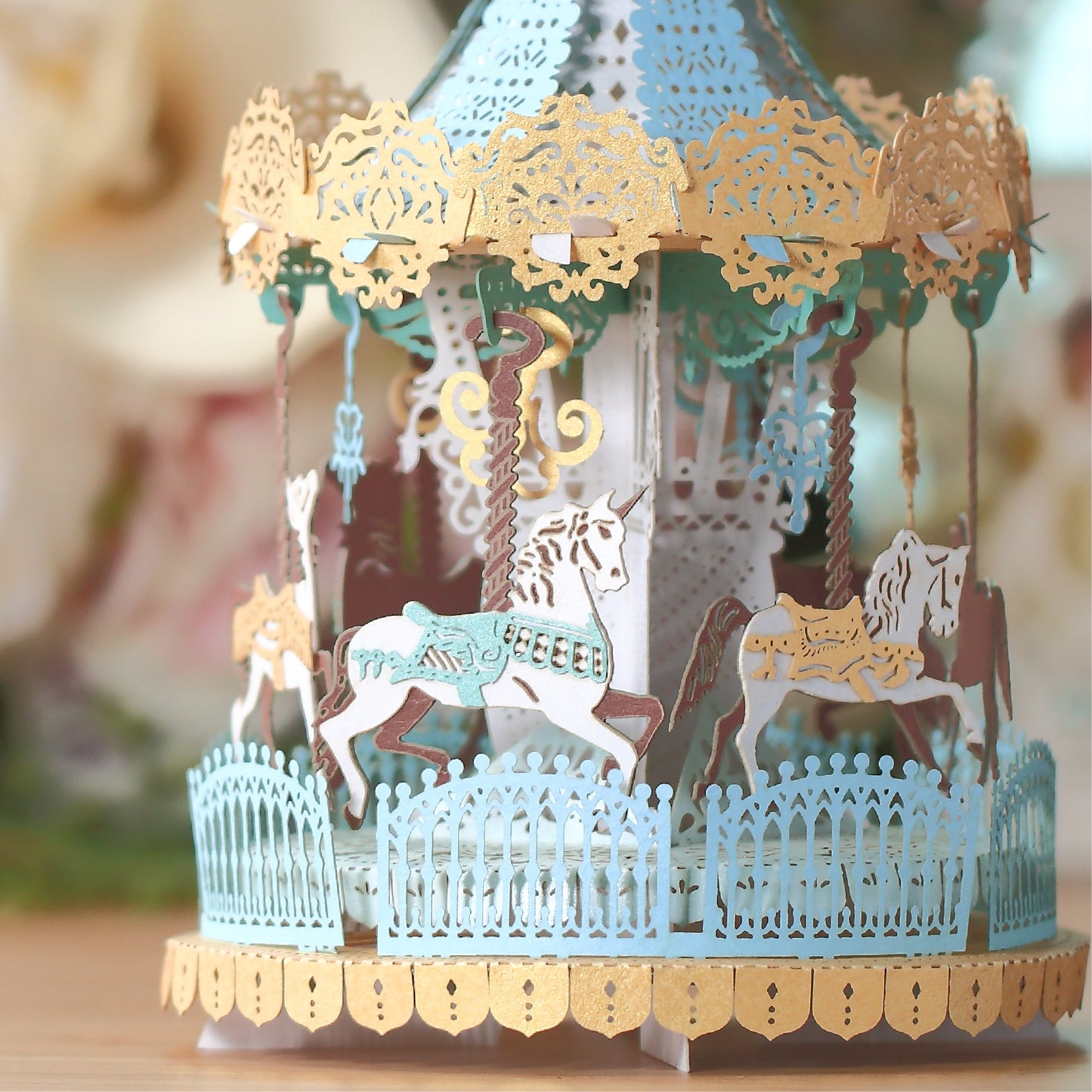 Merry Go Round (Grand Edition, blue) - POSTalk Light Model (LM-49)