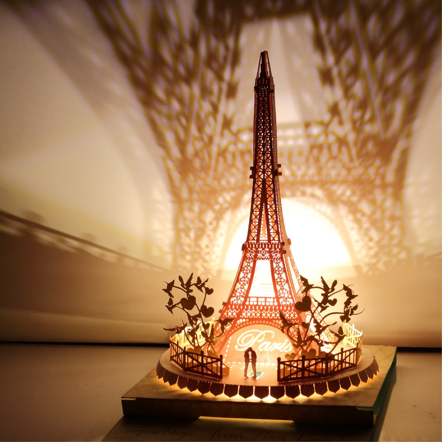 Paris Tower - Couple in Love Series - POSTalk Light Model (LM-46)