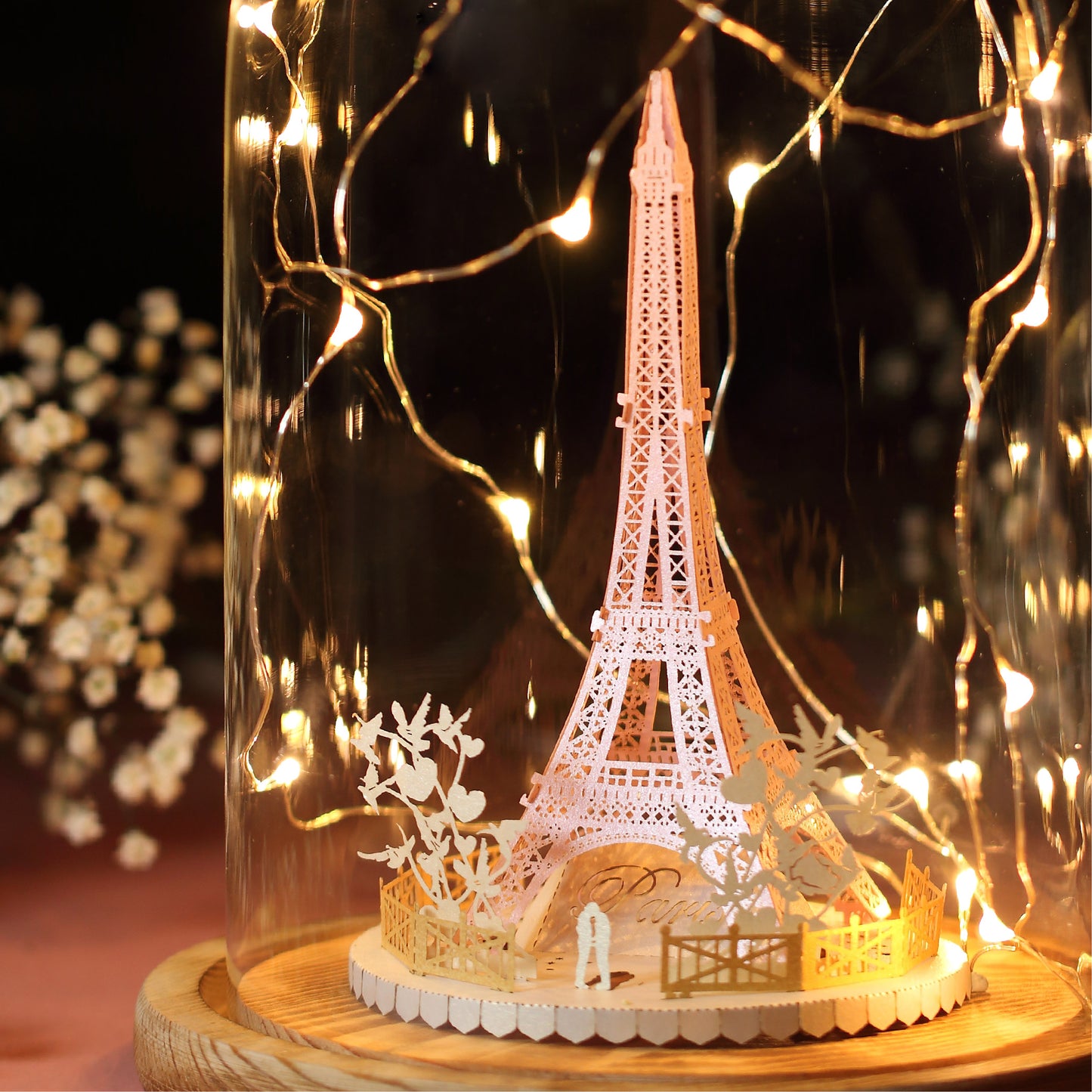 Paris Tower - Couple in Love Series - POSTalk Light Model (LM-46)