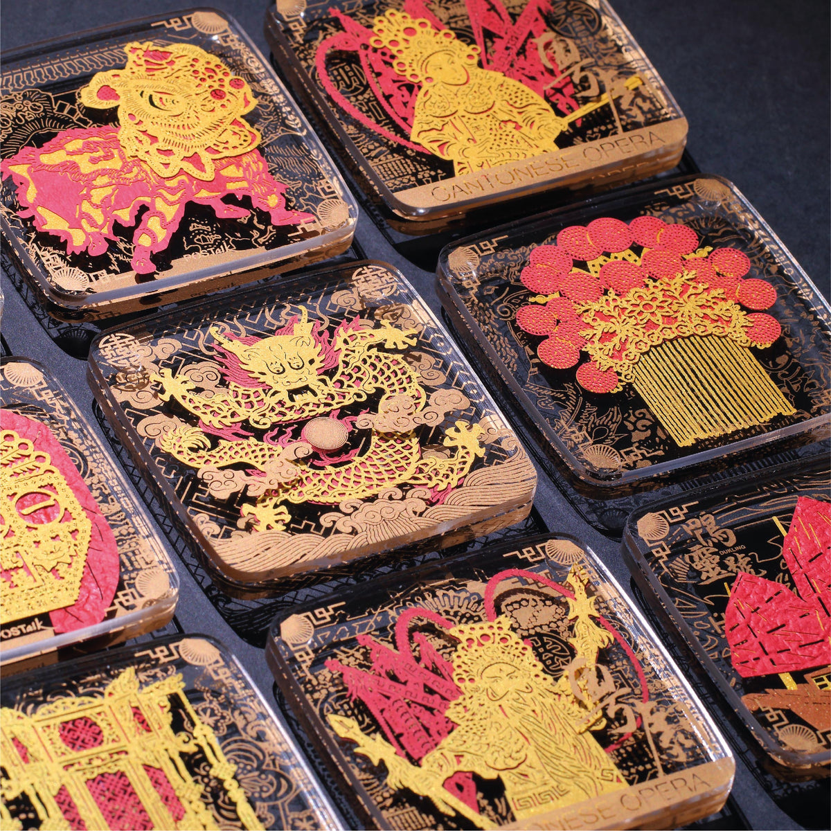POSTalk Paper Art Magnet - Flying Dragon (PM-07)