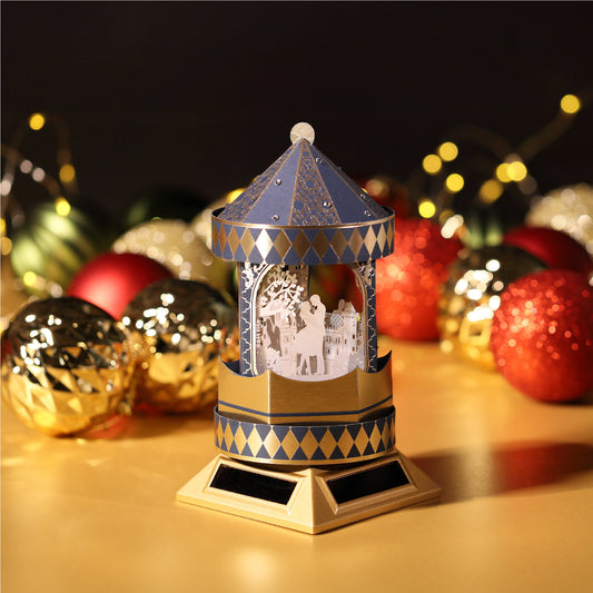 FingerART Endless-Go-Round  - Solar Rotating Paper Art Model