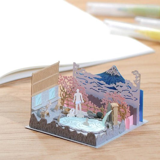 Fuji Onsen Resort - FingerART Paper Miniature Model (LS-536)