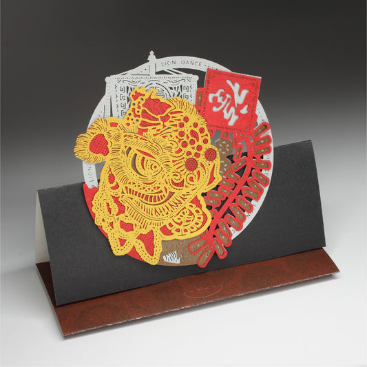 Lion Dance - POSTalk Greeting Card (LGC-11)