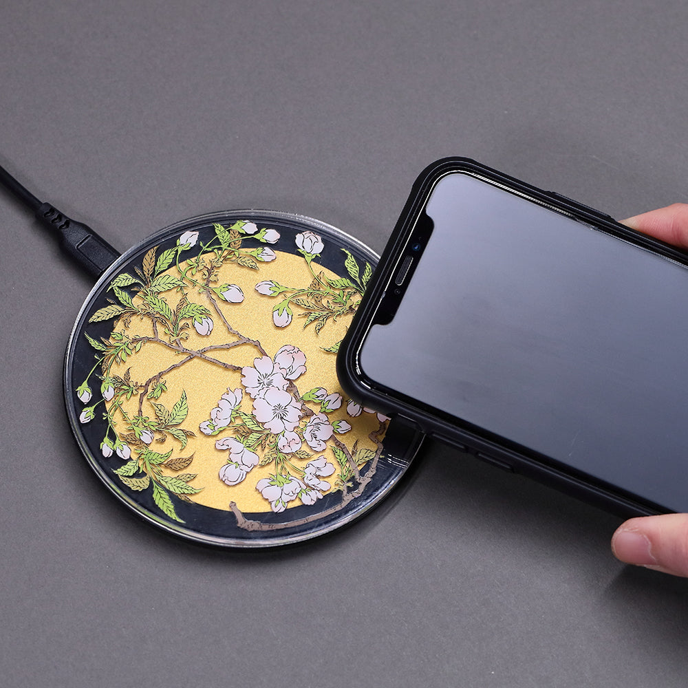 Flowering Cherries  - Layering Art 15W Wireless Charger (WC-16)