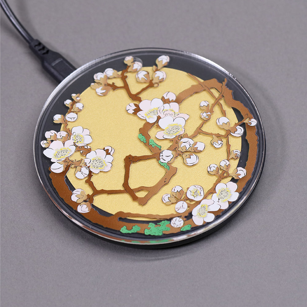 Mume Japanese Apricot - Layering Art 15W Wireless Charger (WC-14)