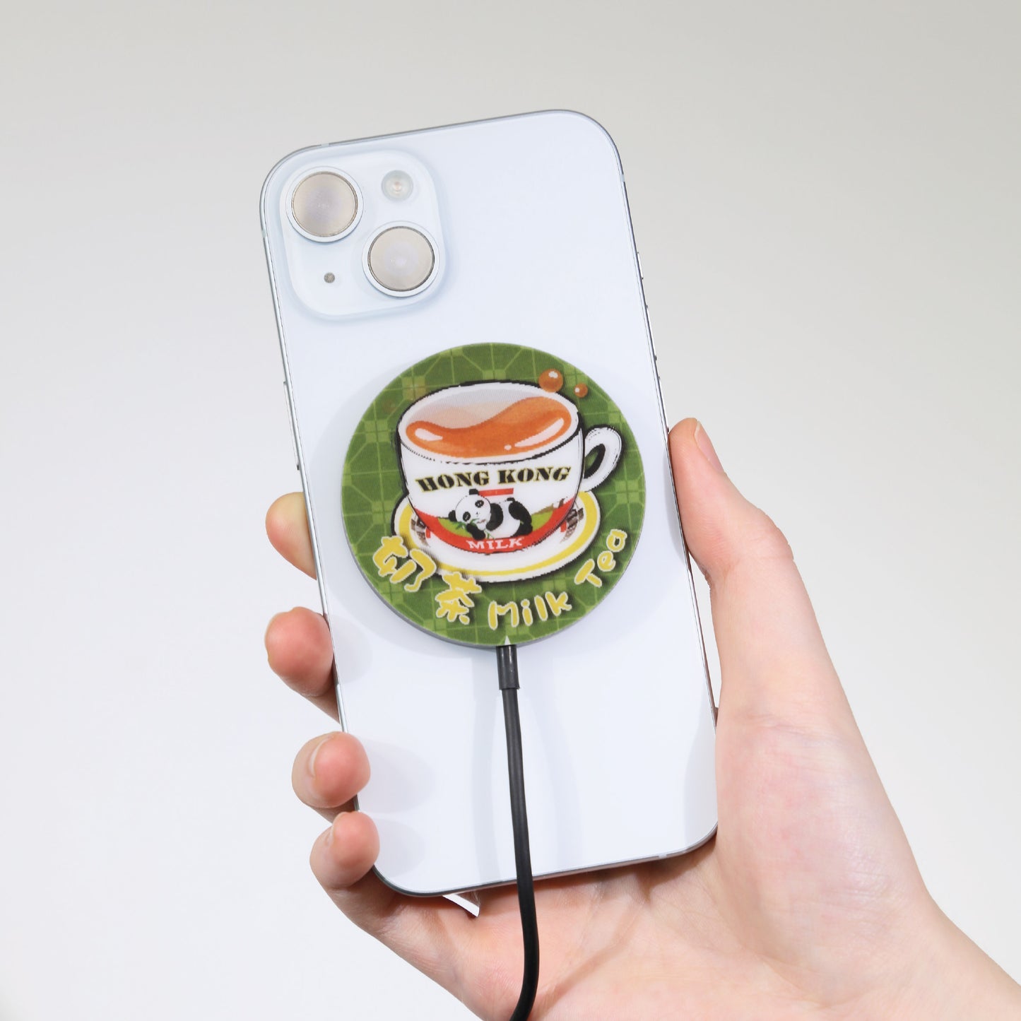 Hong Kong Milk Tea - FingerART Dynamic Qi2 15W Wireless Charger (MWC-04)