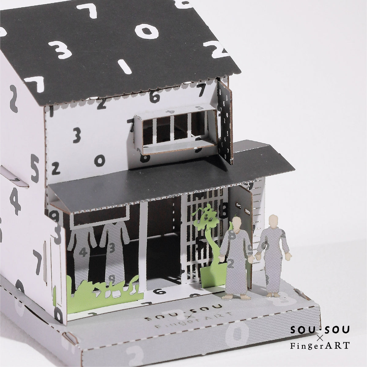 SOU·SOU Surprise House -  SOU·SOU x FingerART Paper Miniature Model (SS-5000)